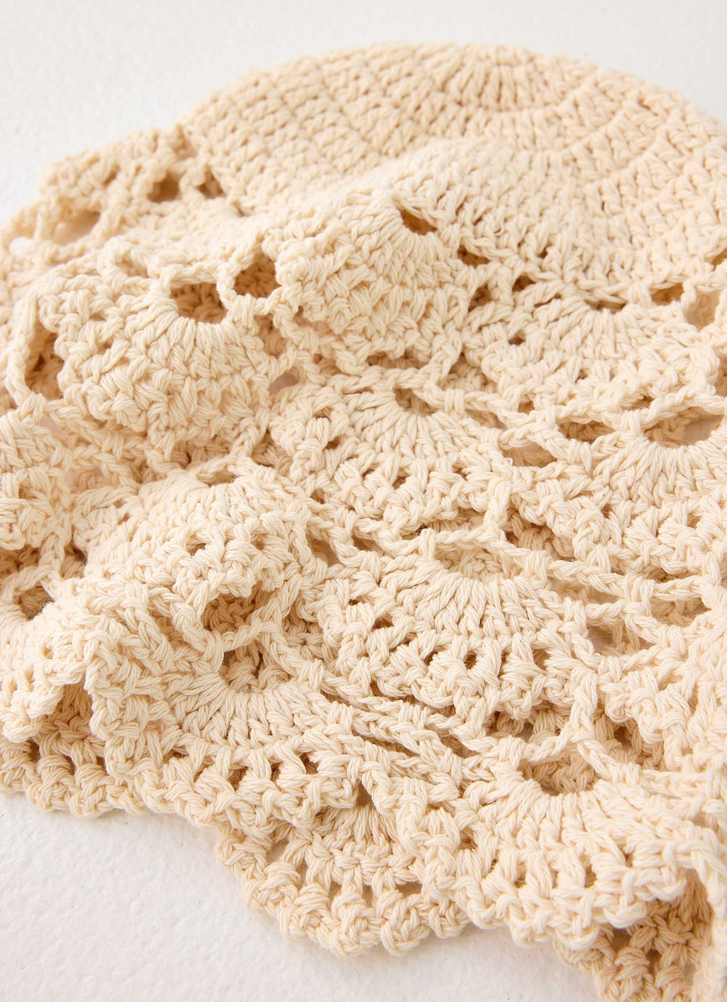 Cabana Girl Crochet Hat - Ivory