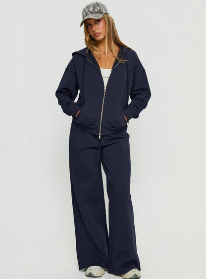 All Day Oversized Hoodie Navy