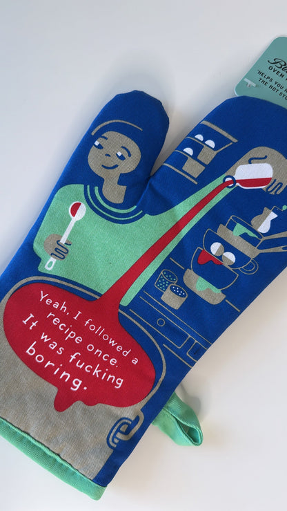 Blue Q Oven Mitt - Followed A Recipe