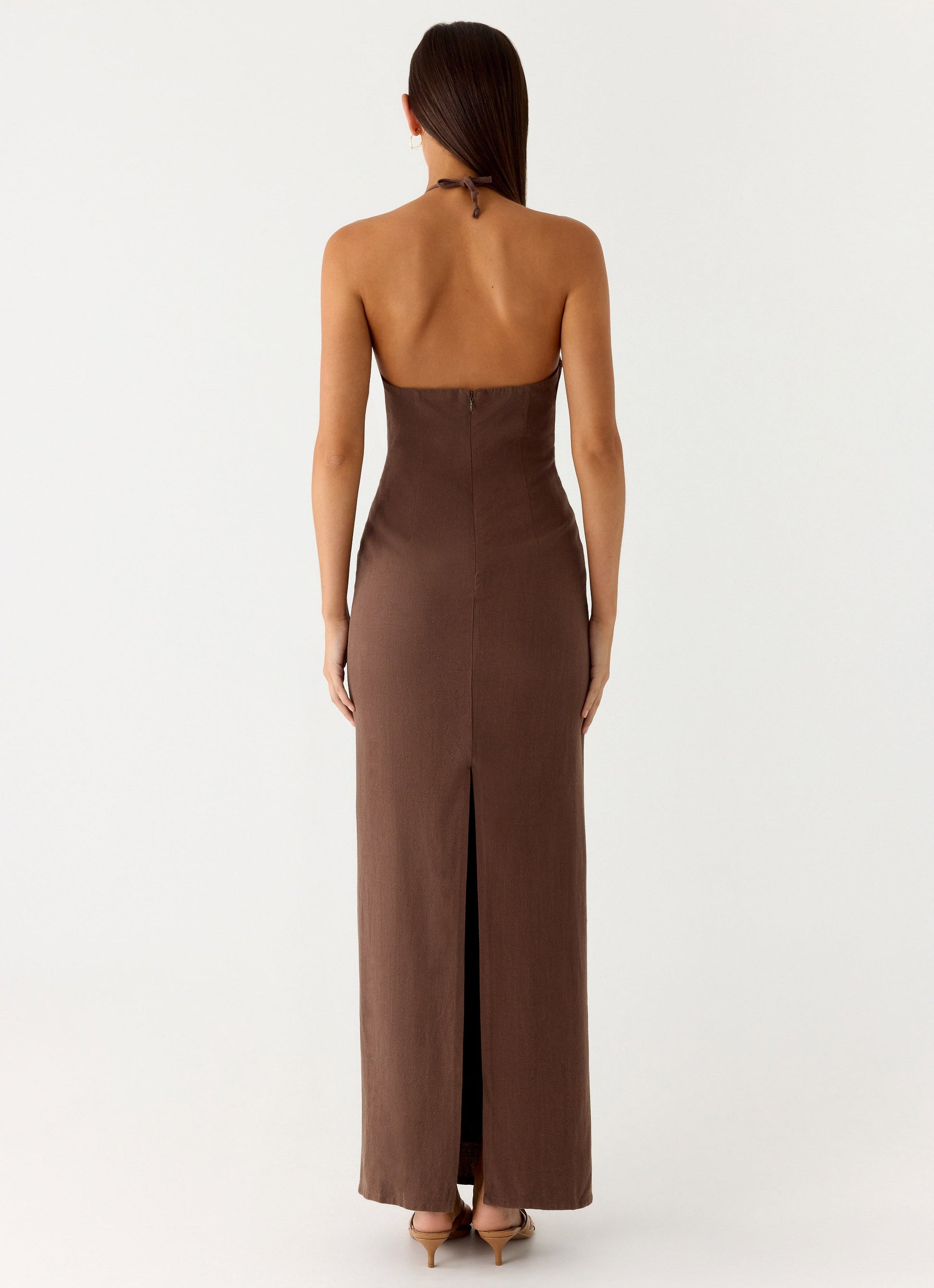 Bloomers Maxi Dress - Brown