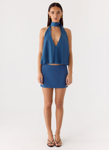 Celestin Top - Washed Navy
