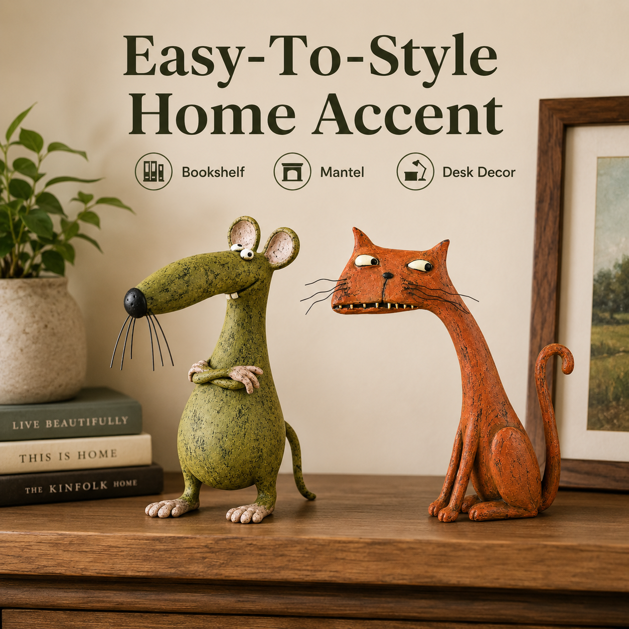 A Little Vintage Charm for Animal Lovers 🐱🐭