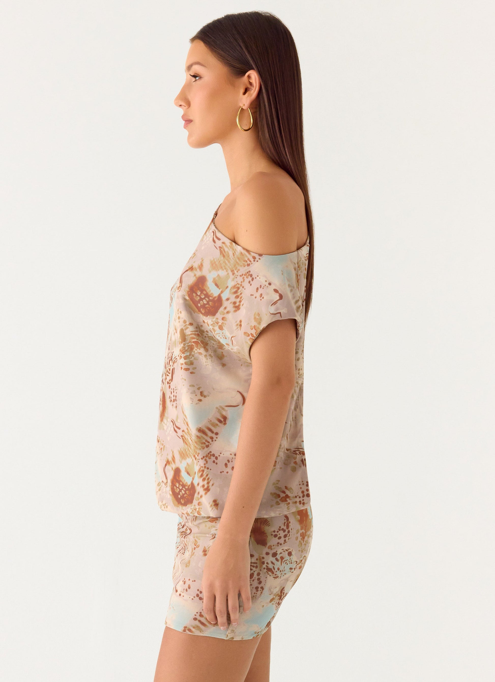 Cinema Mini Dress - Desert Blur