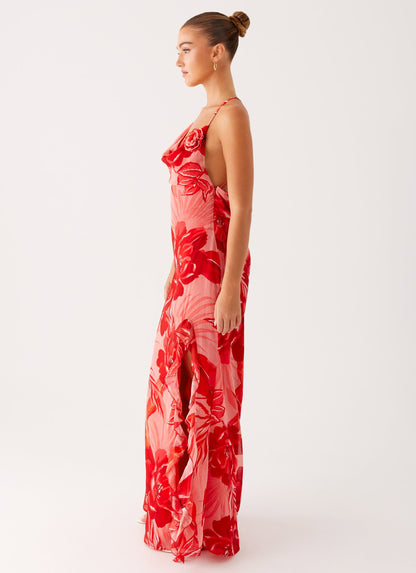 First Class Maxi Dress - Sicily Sunsets Print