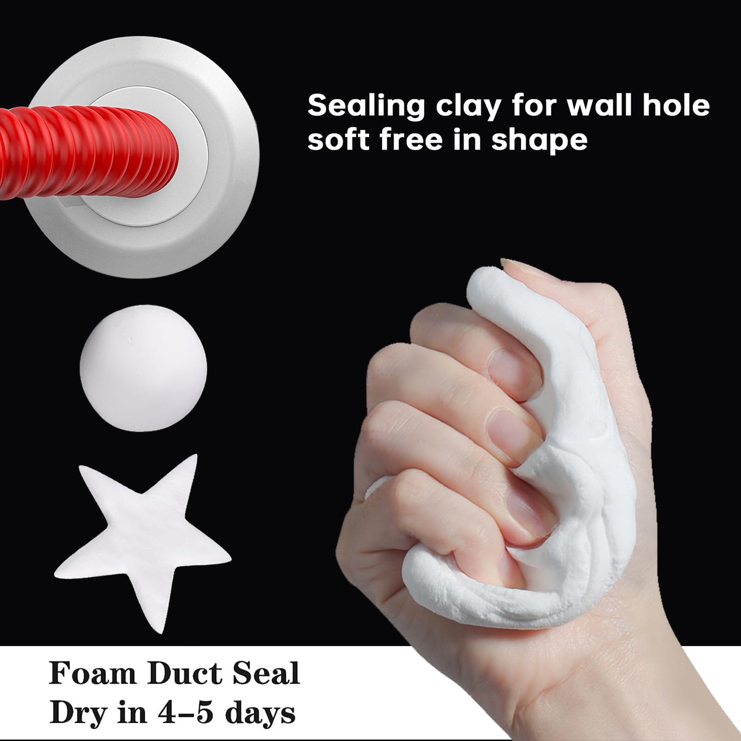 Waterproof Sealing Clay – Fix Gaps, Cracks & Pipe Holes