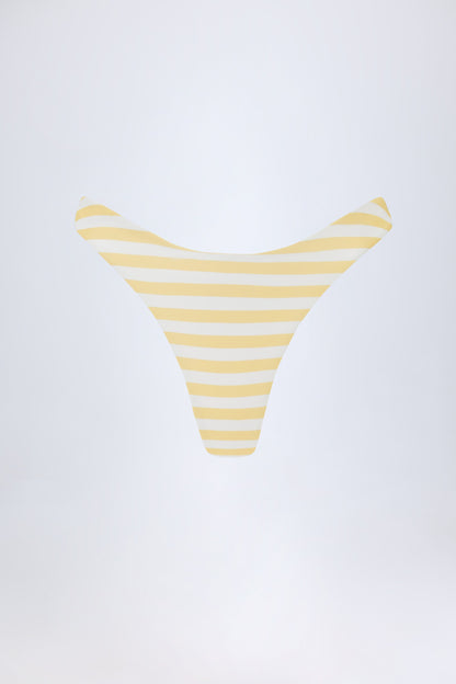 Cheeky Bikini Bottoms in Lemon